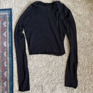 Lululemon swiftly tech cropped long sleeve shirt